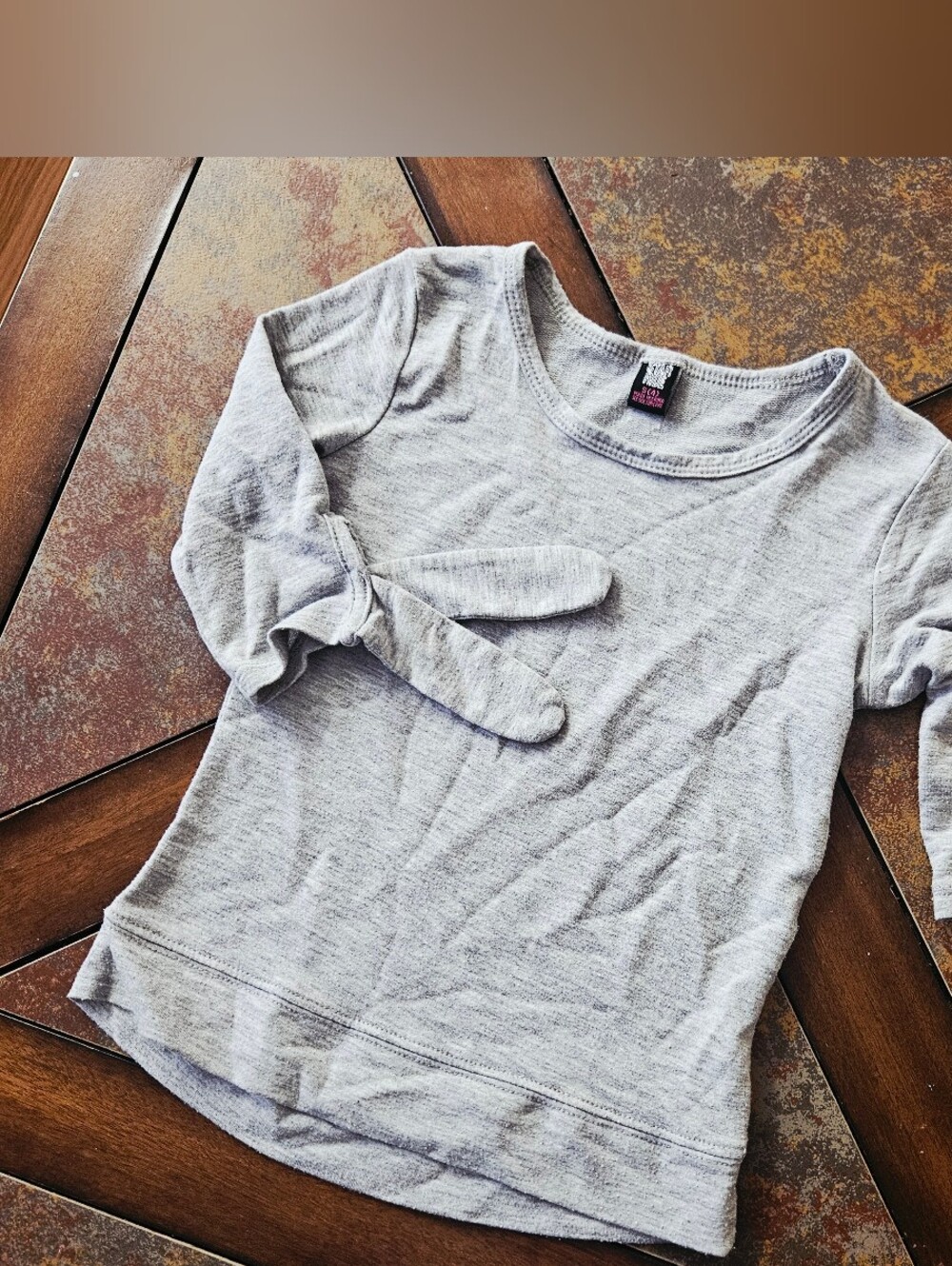 Star ride 4T light grey long sleeve top